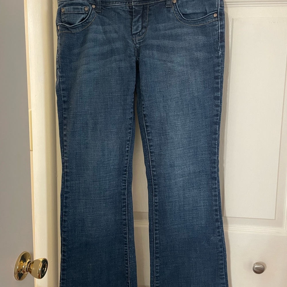 Levi's Blue Flare Wide Leg Jeans